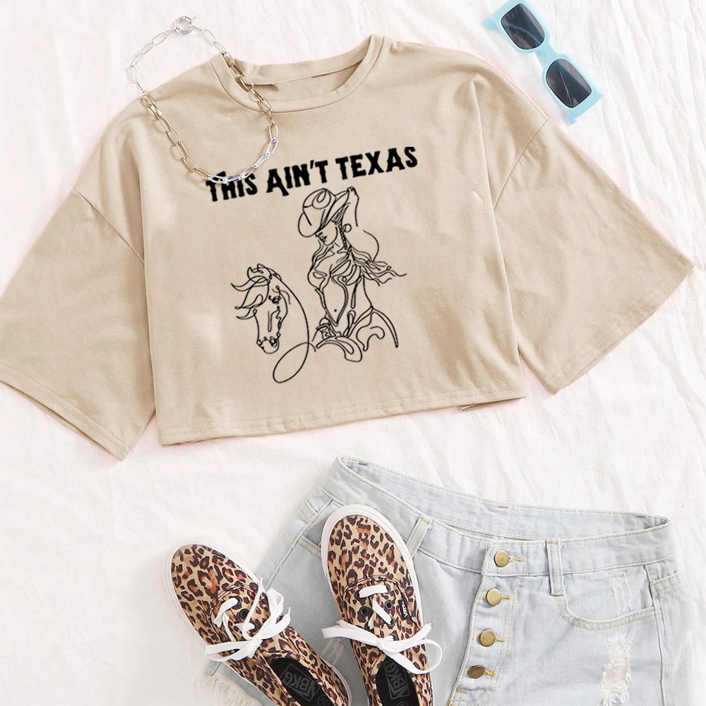 Beyoncé Cowboy Carter Cropped T-Shirt
