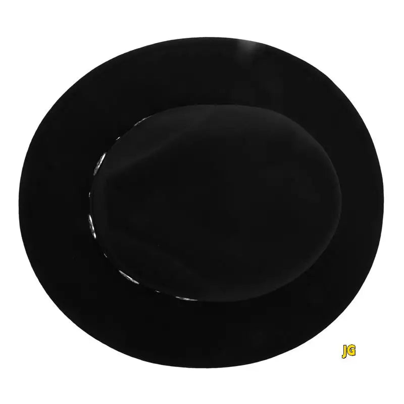 Unisex Wide Brim Western Cowboy Hat