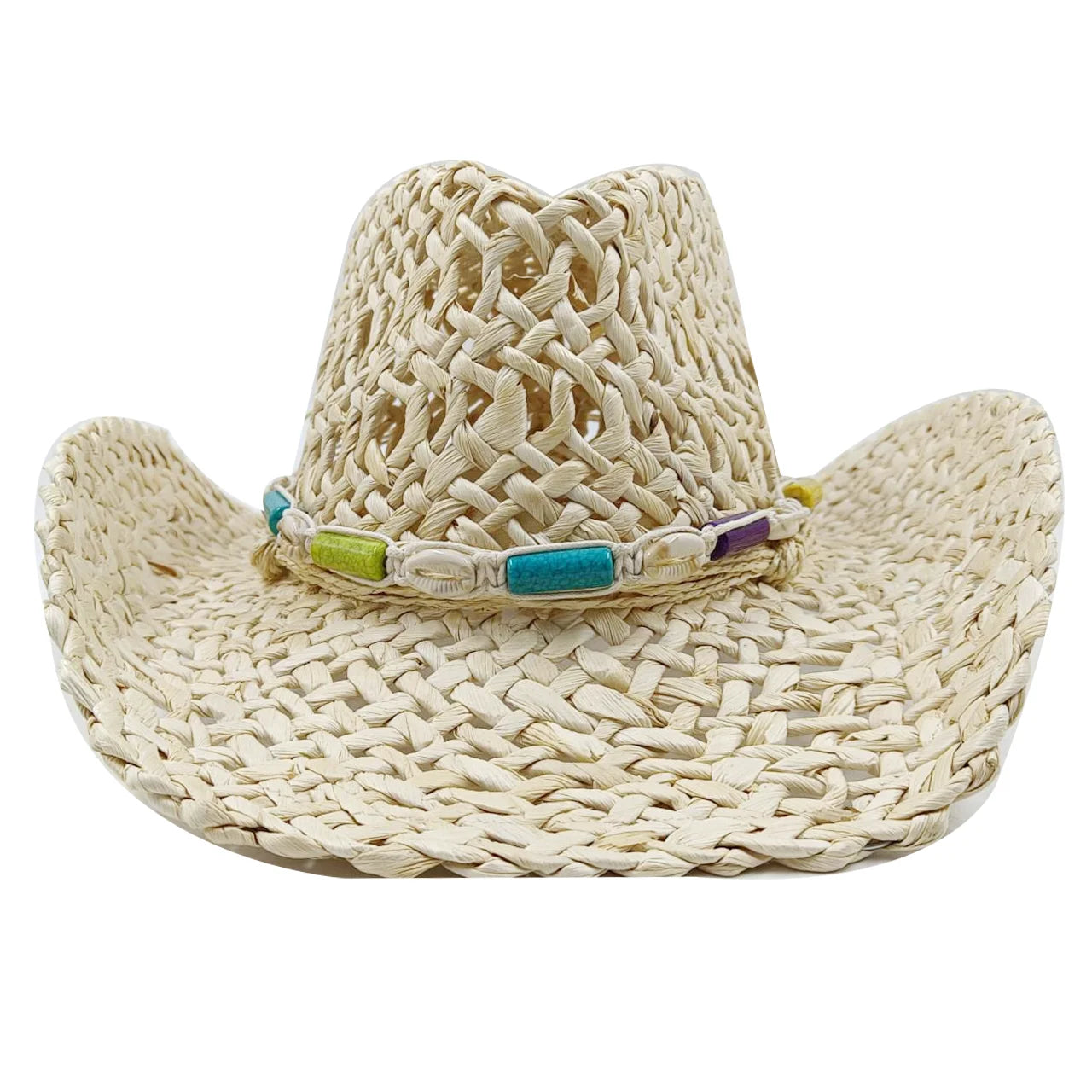 Unisex Straw Hat – Handcrafted Corn Skin Sun Hat for Men & Women