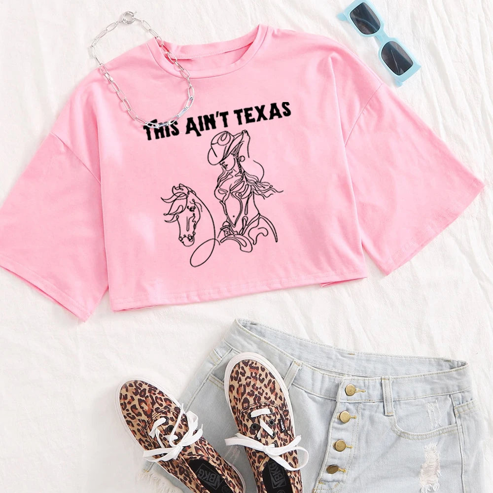Beyoncé Cowboy Carter Cropped T-Shirt