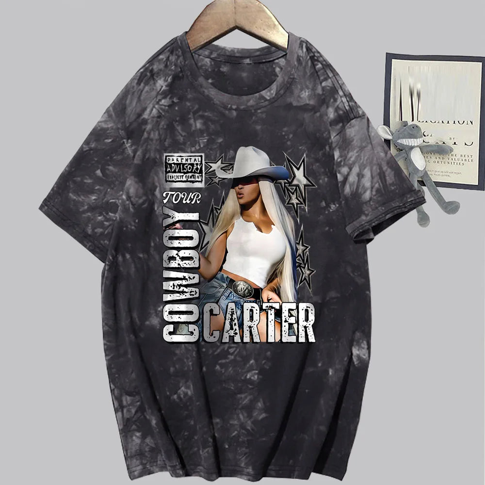 Cowboy Carter 2025 Tie-Dye Tee – Beyoncé Fan Edition