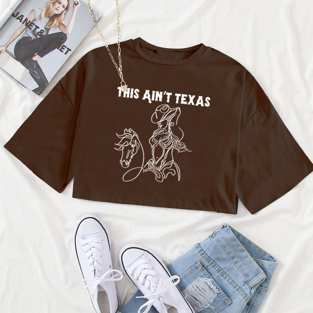 Beyoncé Cowboy Carter Cropped T-Shirt
