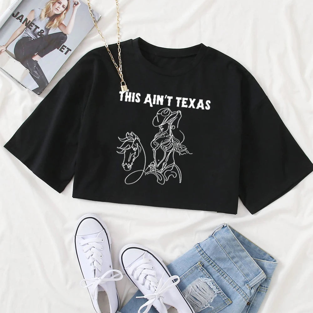 Beyoncé Cowboy Carter Cropped T-Shirt