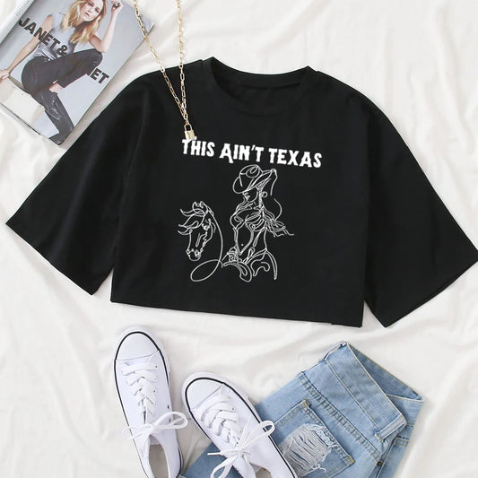 Beyoncé Cowboy Carter Cropped T-Shirt