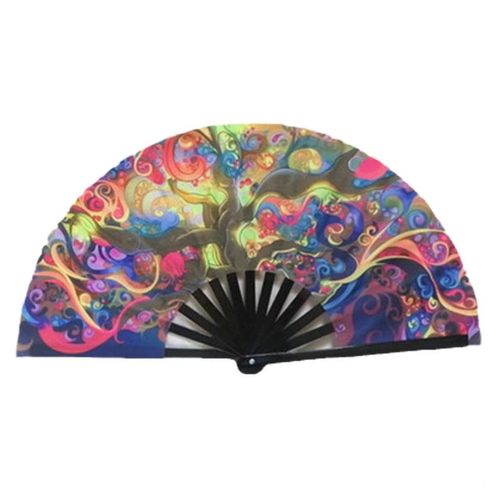 Large UV Fluorescent Folding POP fan