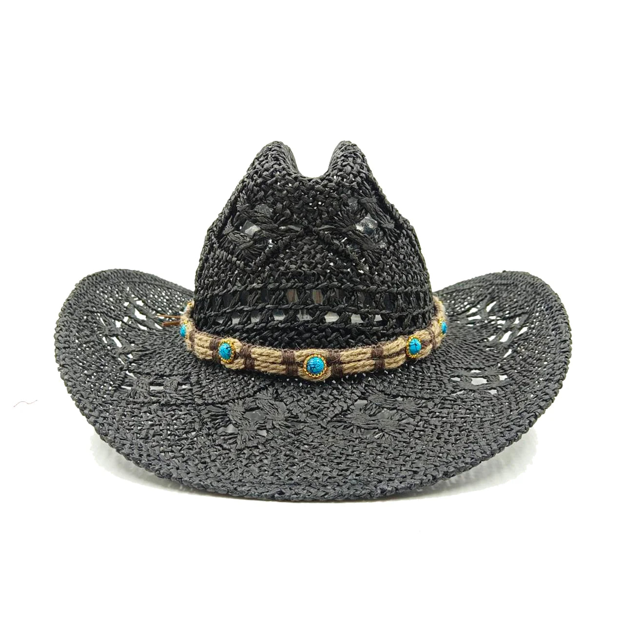 Western Cowboy Straw Hat for Men & Women