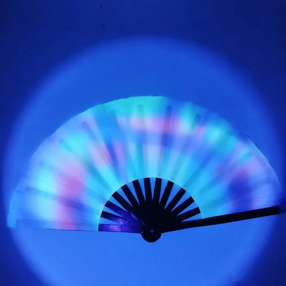 Large UV Fluorescent Folding POP fan