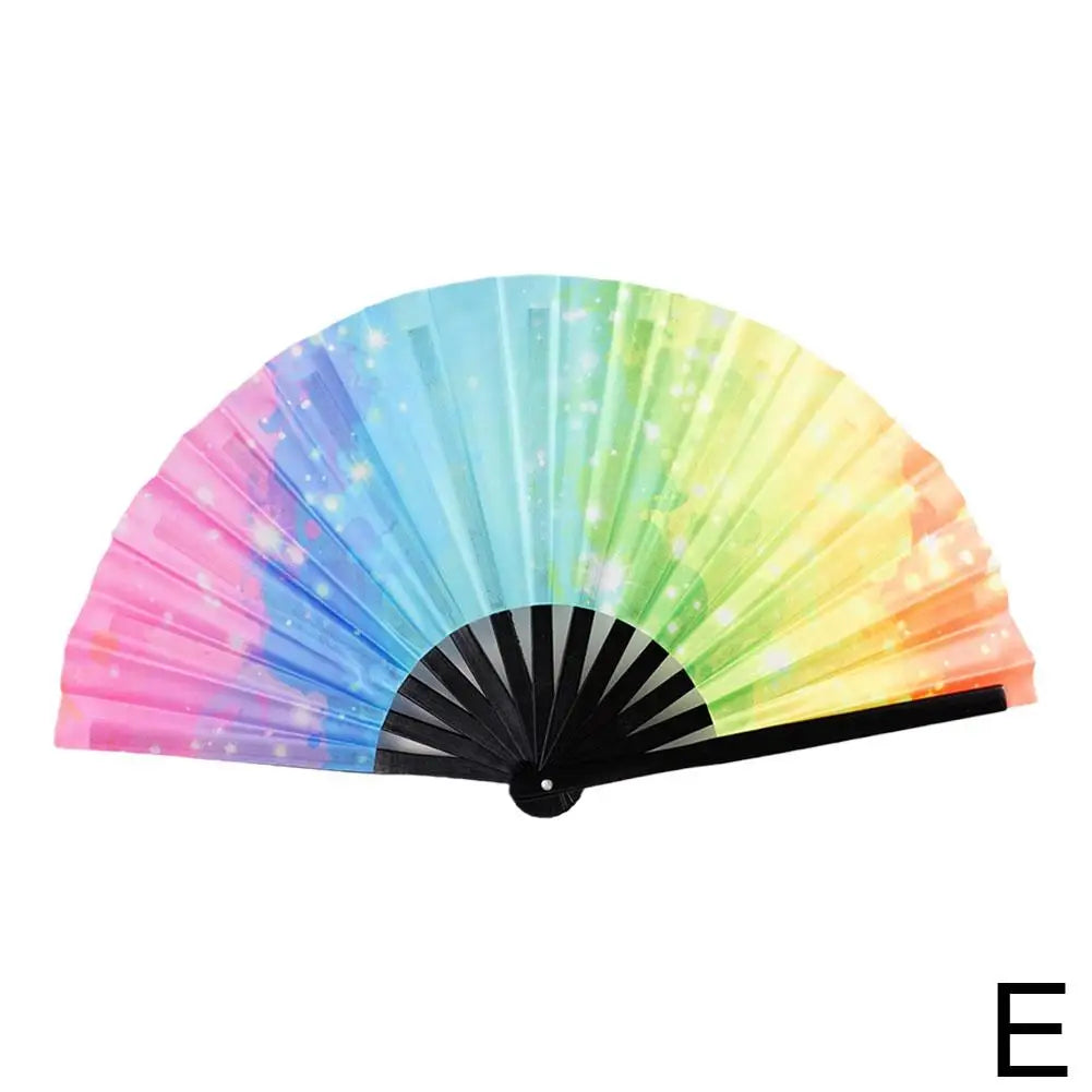 Large UV Fluorescent Folding POP fan