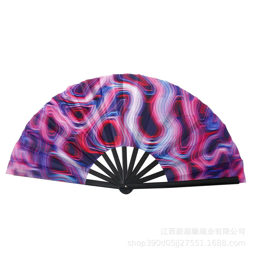Large UV Fluorescent Folding POP fan