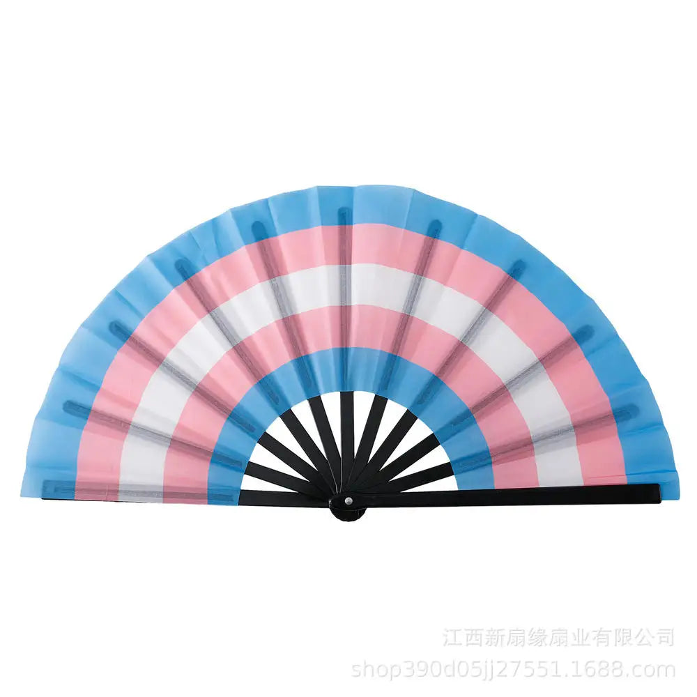 Large UV Fluorescent Folding POP fan