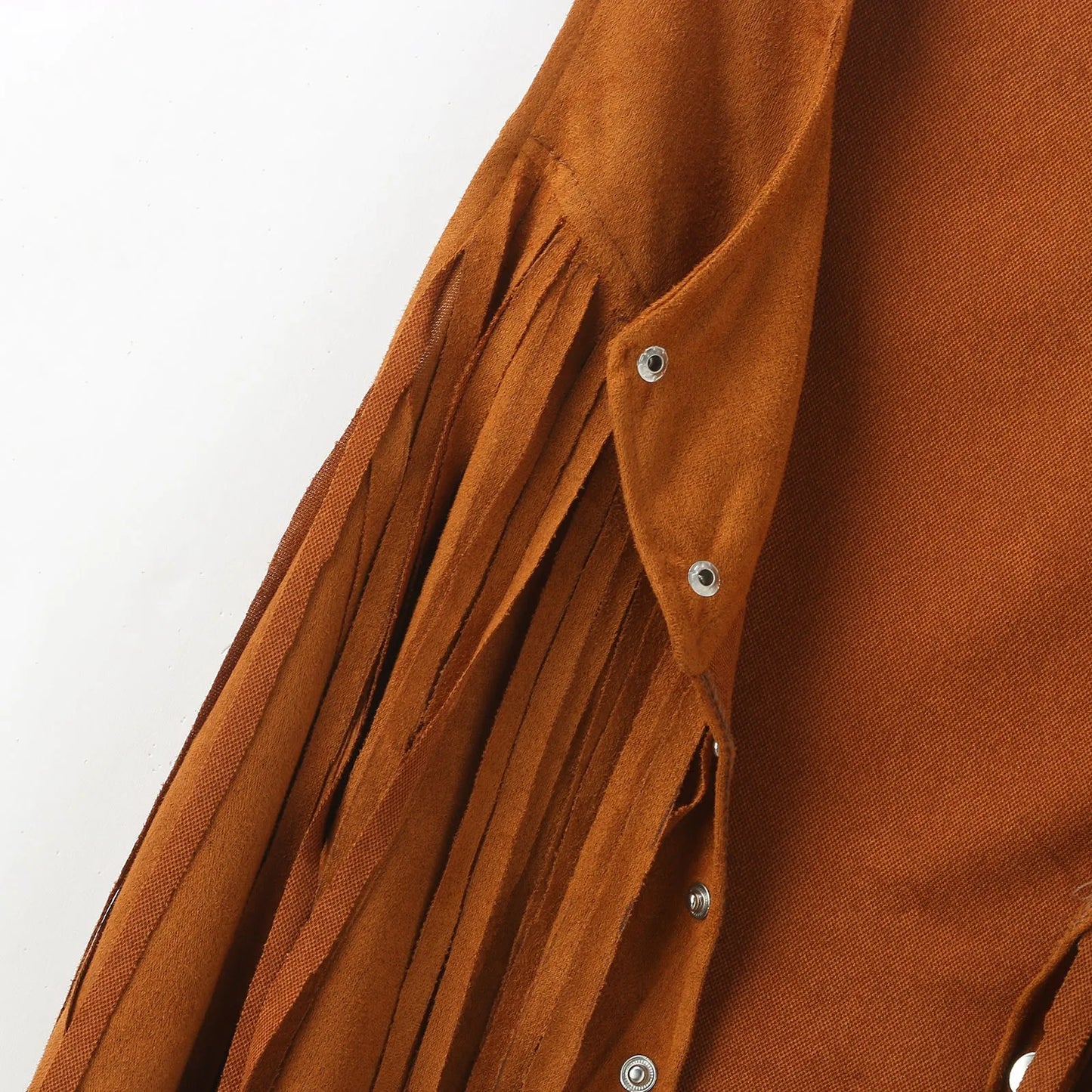 Women’s Fringe Suede Vest with Tassels