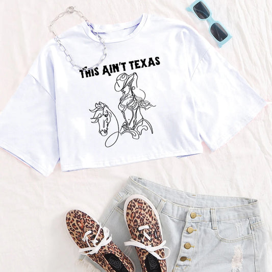 Beyoncé Cowboy Carter Cropped T-Shirt