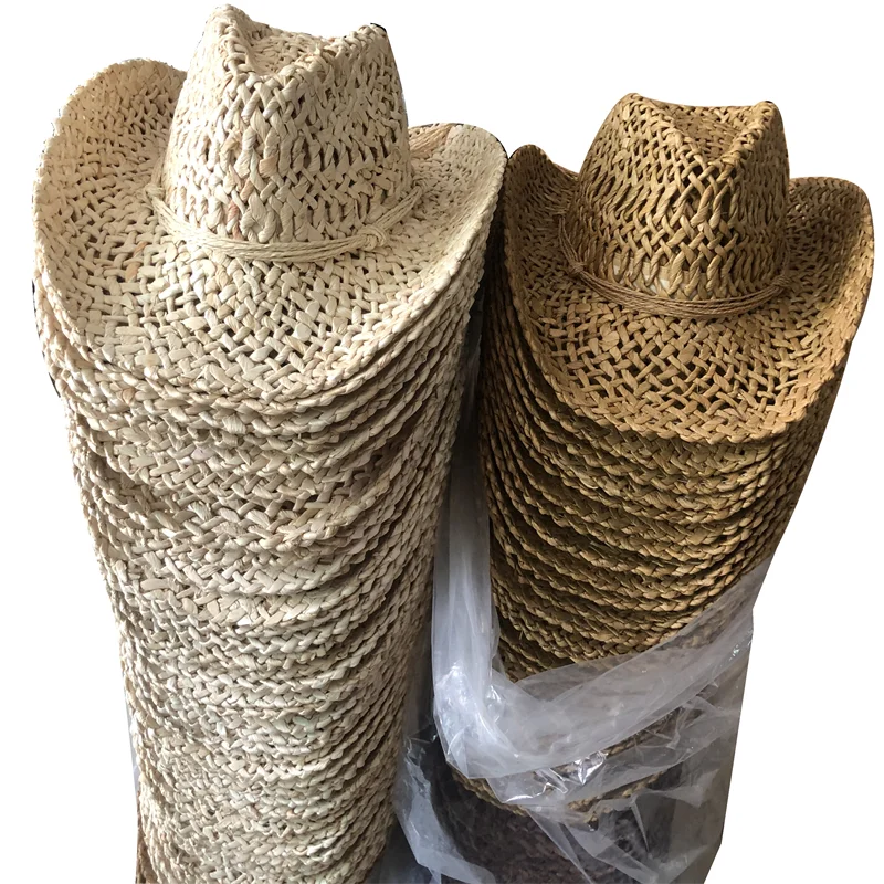 Unisex Straw Hat – Handcrafted Corn Skin Sun Hat for Men & Women