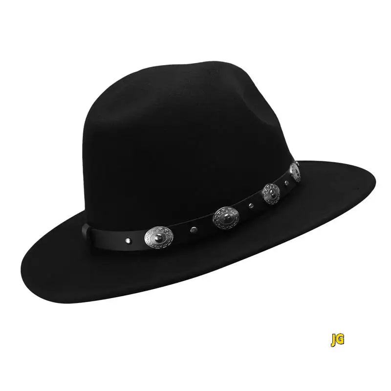 Unisex Wide Brim Western Cowboy Hat
