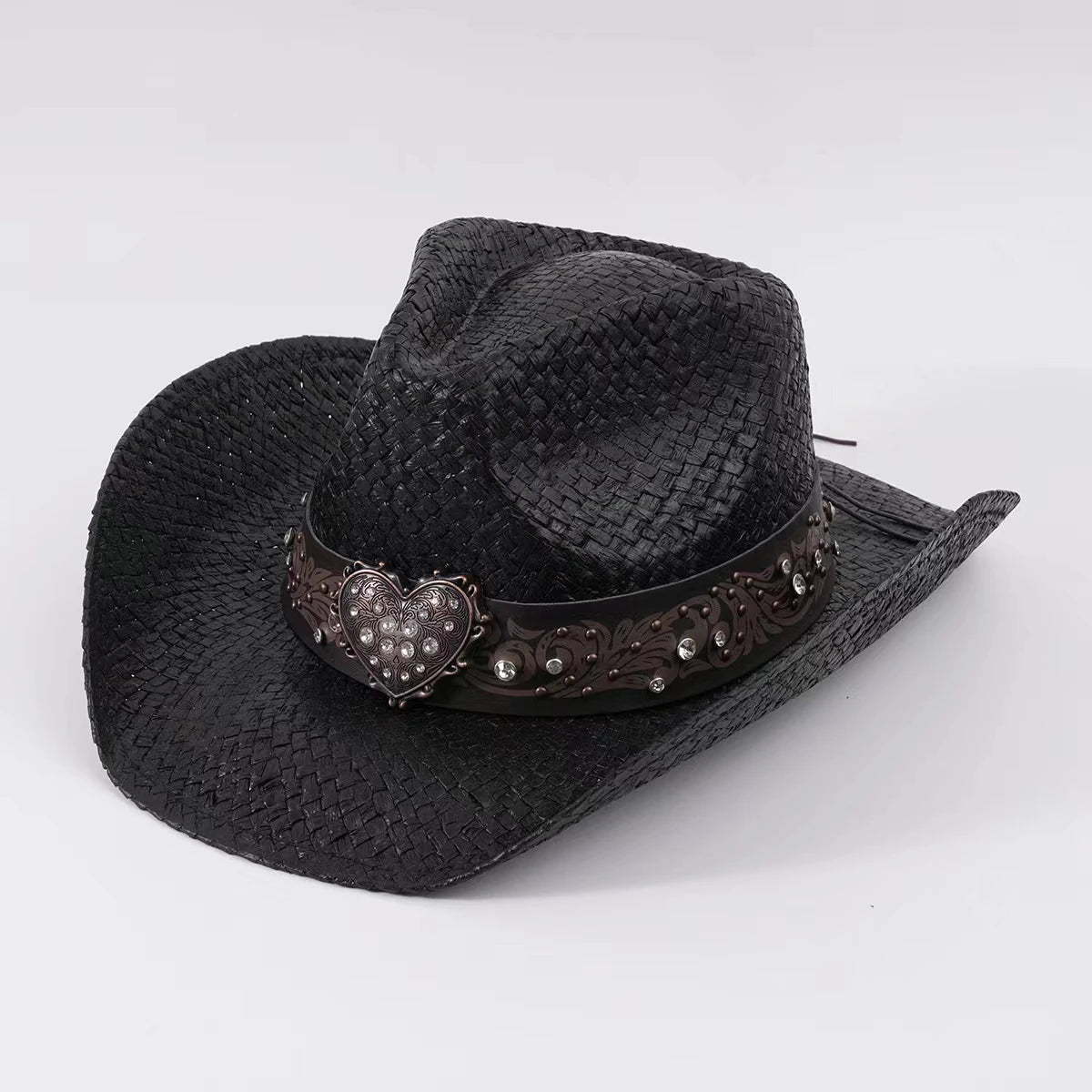 Western Cowboy Straw Hat for Men & Women