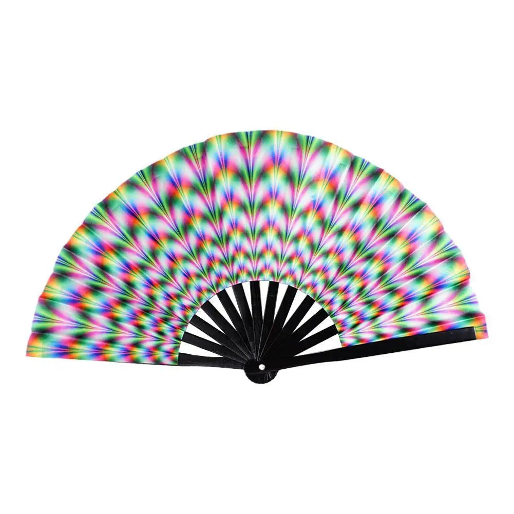 Large UV Fluorescent Folding POP fan