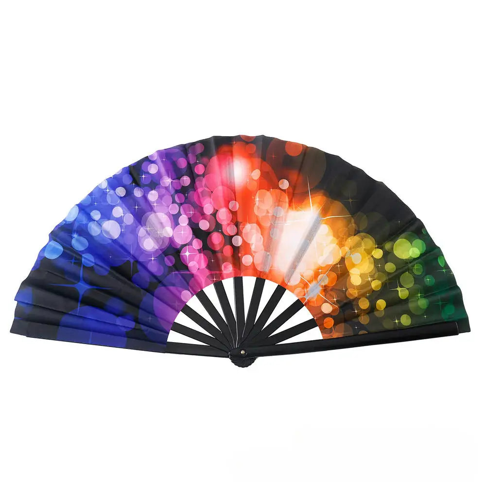 Large UV Fluorescent Folding POP fan