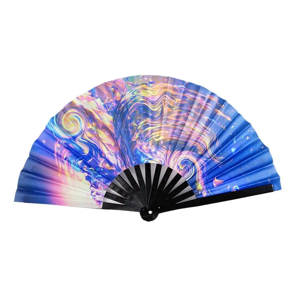 Large UV Fluorescent Folding POP fan