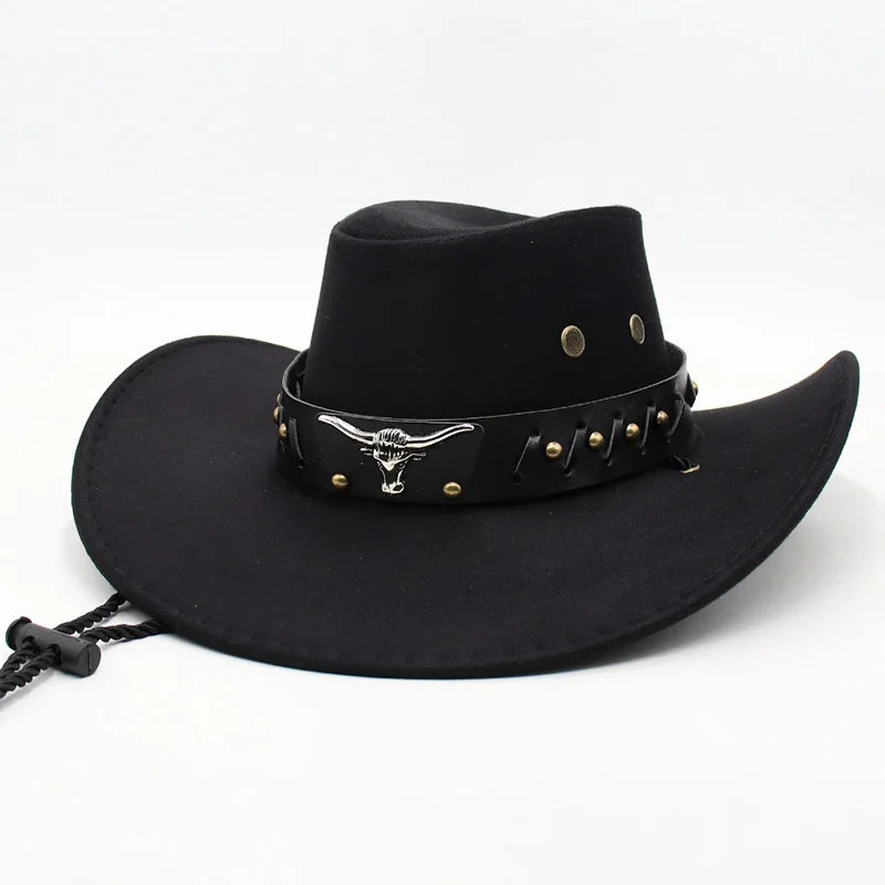 Suede Unisex Cowboy Hat
