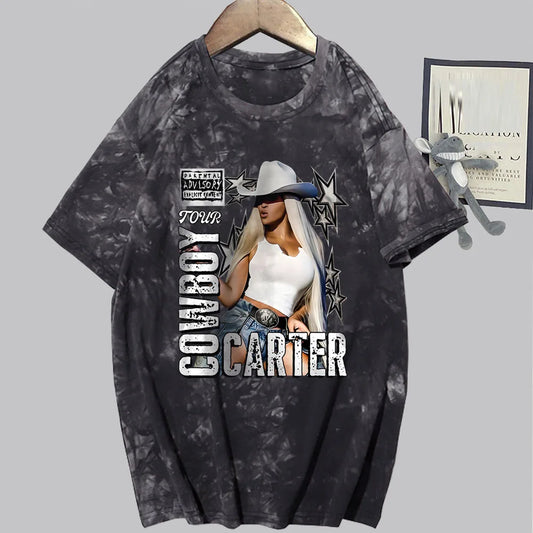Cowboy Carter 2025 Tie-Dye Tee – Beyoncé Fan Edition