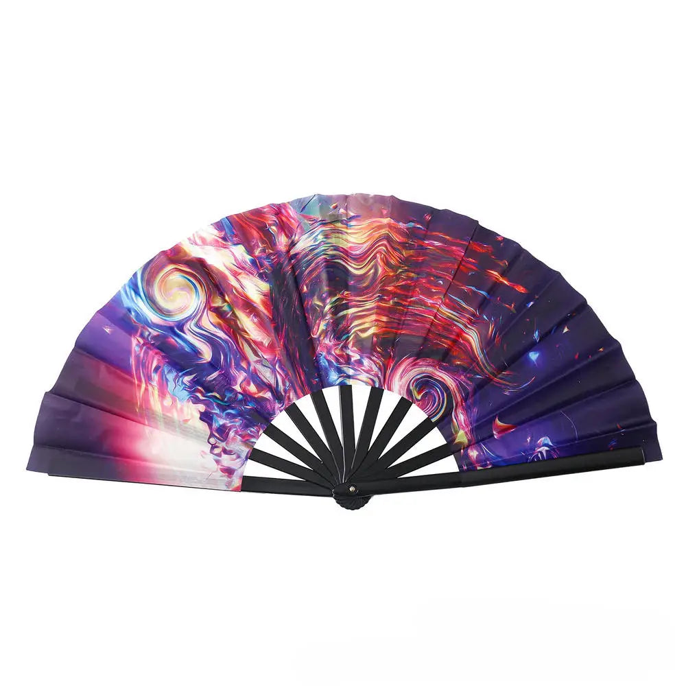 Large UV Fluorescent Folding POP fan