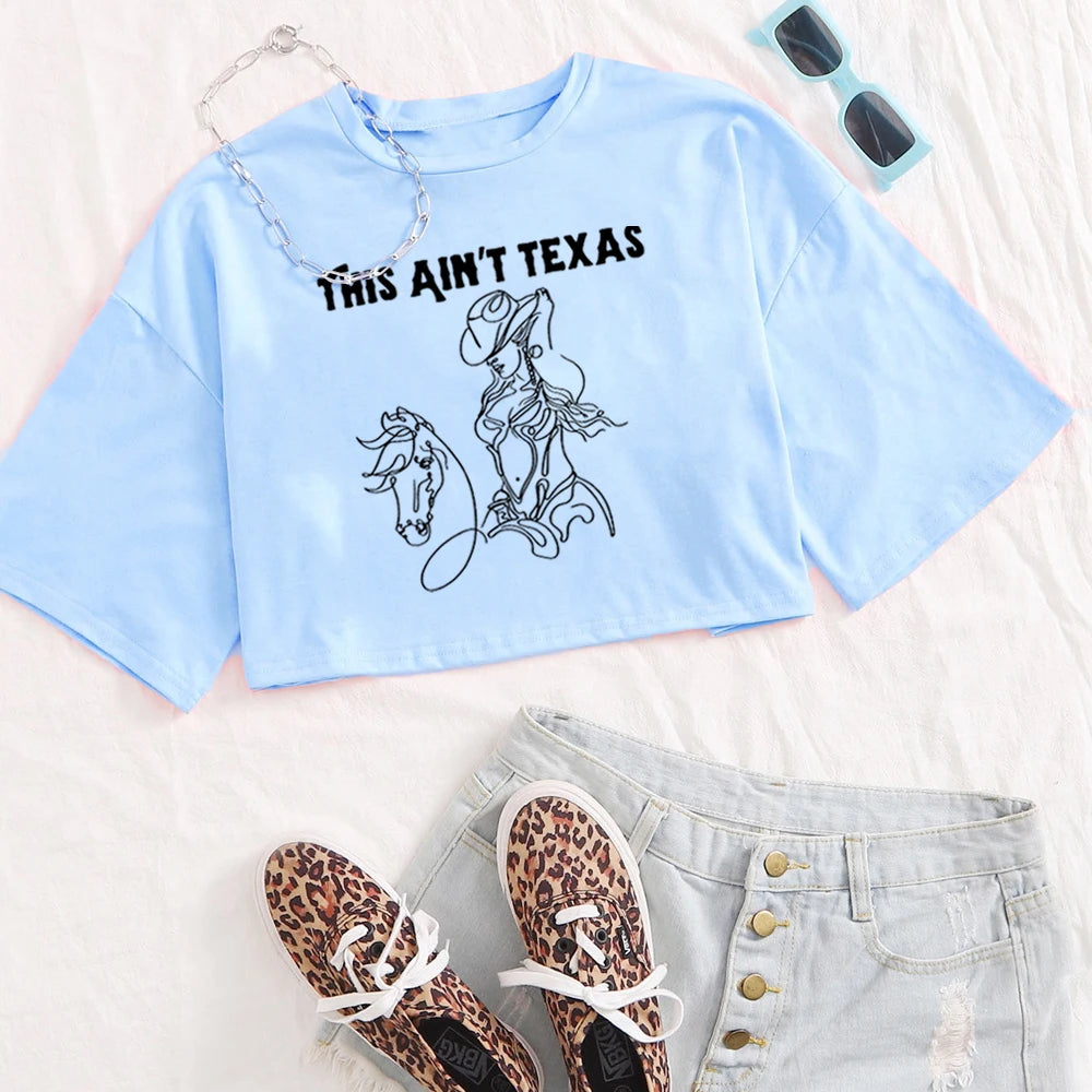 Beyoncé Cowboy Carter Cropped T-Shirt