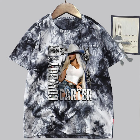 Cowboy Carter 2025 Tie-Dye Tee – Beyoncé Fan Edition